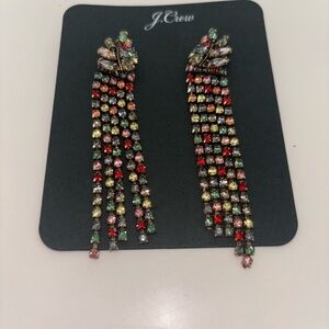 NWT JCrew Multicolor Statement Earrings